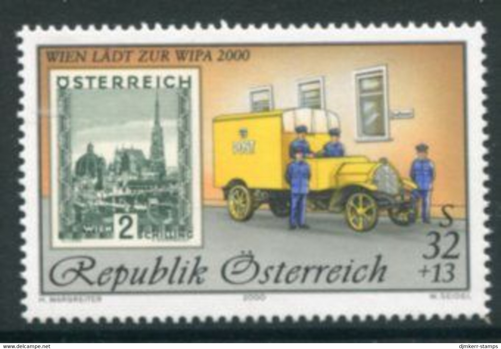 AUSTRIA 1998 WIPA 2000 Philatelic Exhibition II MNH / **.  Michel 2270 I - Unused Stamps