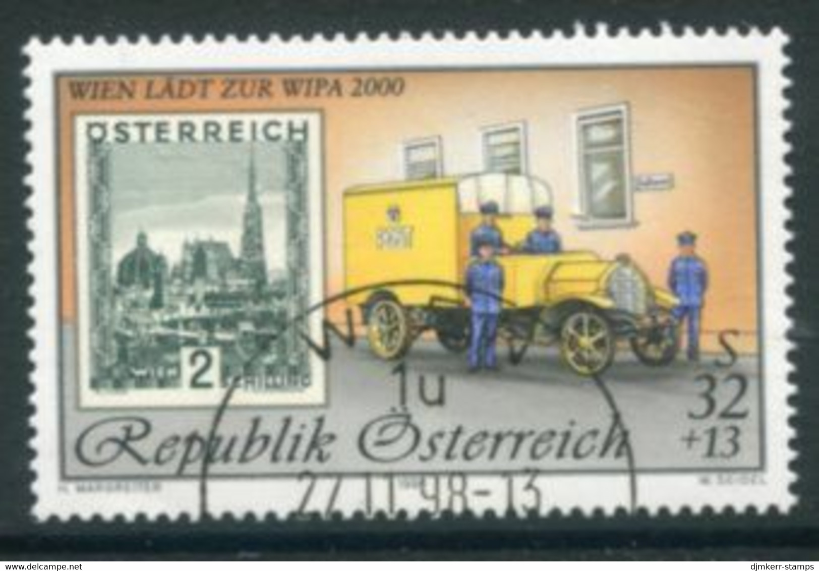 AUSTRIA 1998 WIPA 2000 Philatelic Exhibition II Used.  Michel 2270 I - Used Stamps