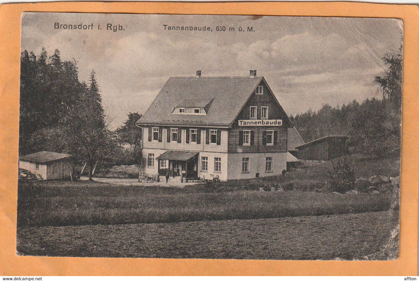 Bronsdorf I Rgb Baberhauser 1920 Postcard - Sin Clasificación