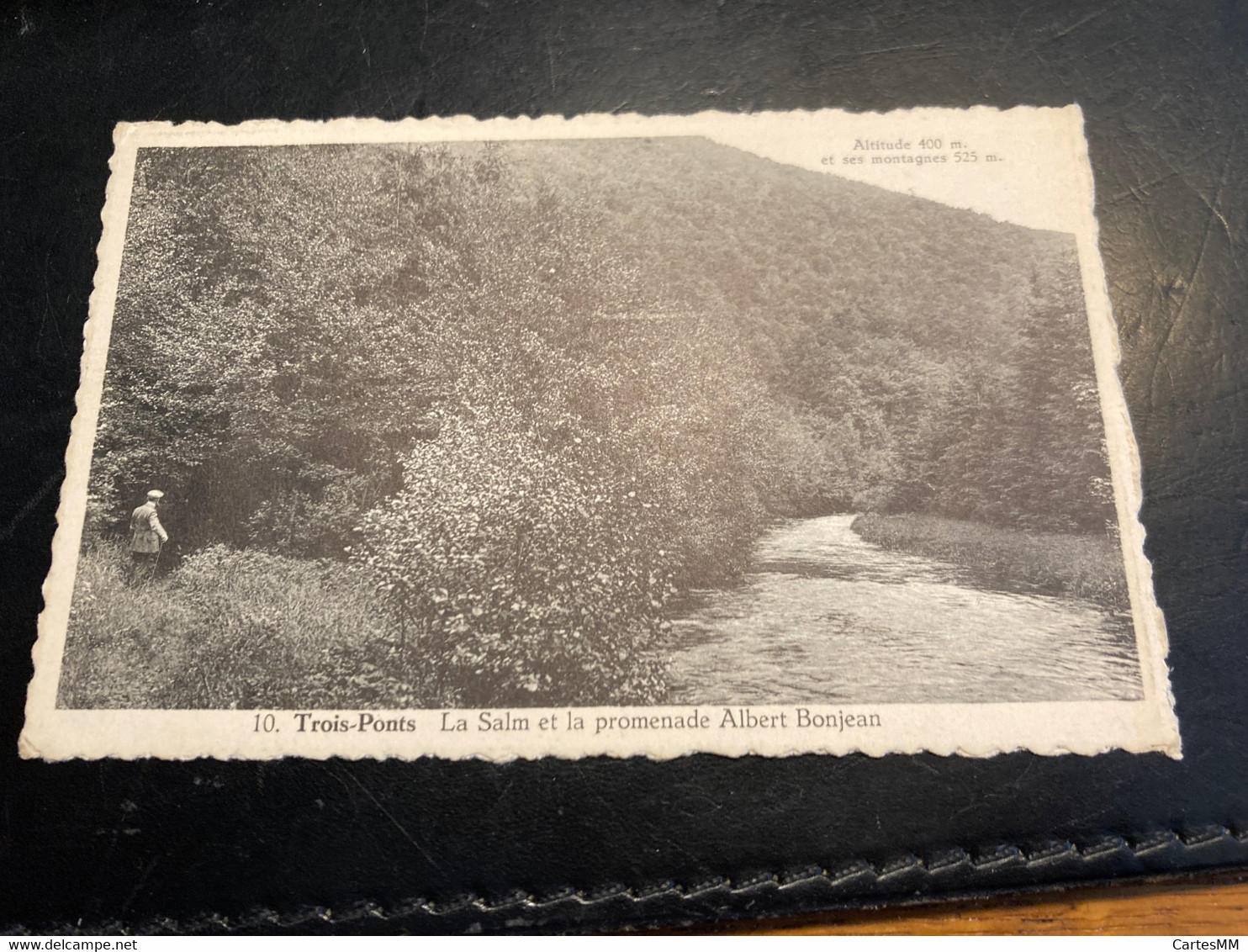 Trois Ponts Stavelot Coo Salm Et Promenade Albert Bonjean 2 Cartes Une Avec Annotations Du Photographe Fassotte PBL - Trois-Ponts