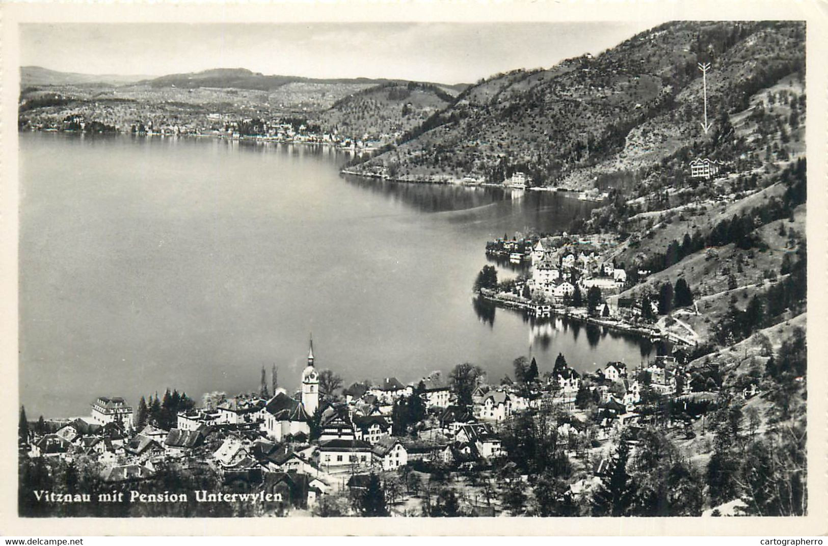 Europe Switzerland Zurich USTER Vierwaldstattersee Vitznau Mit Pension Unterwylen Postcard - Uster