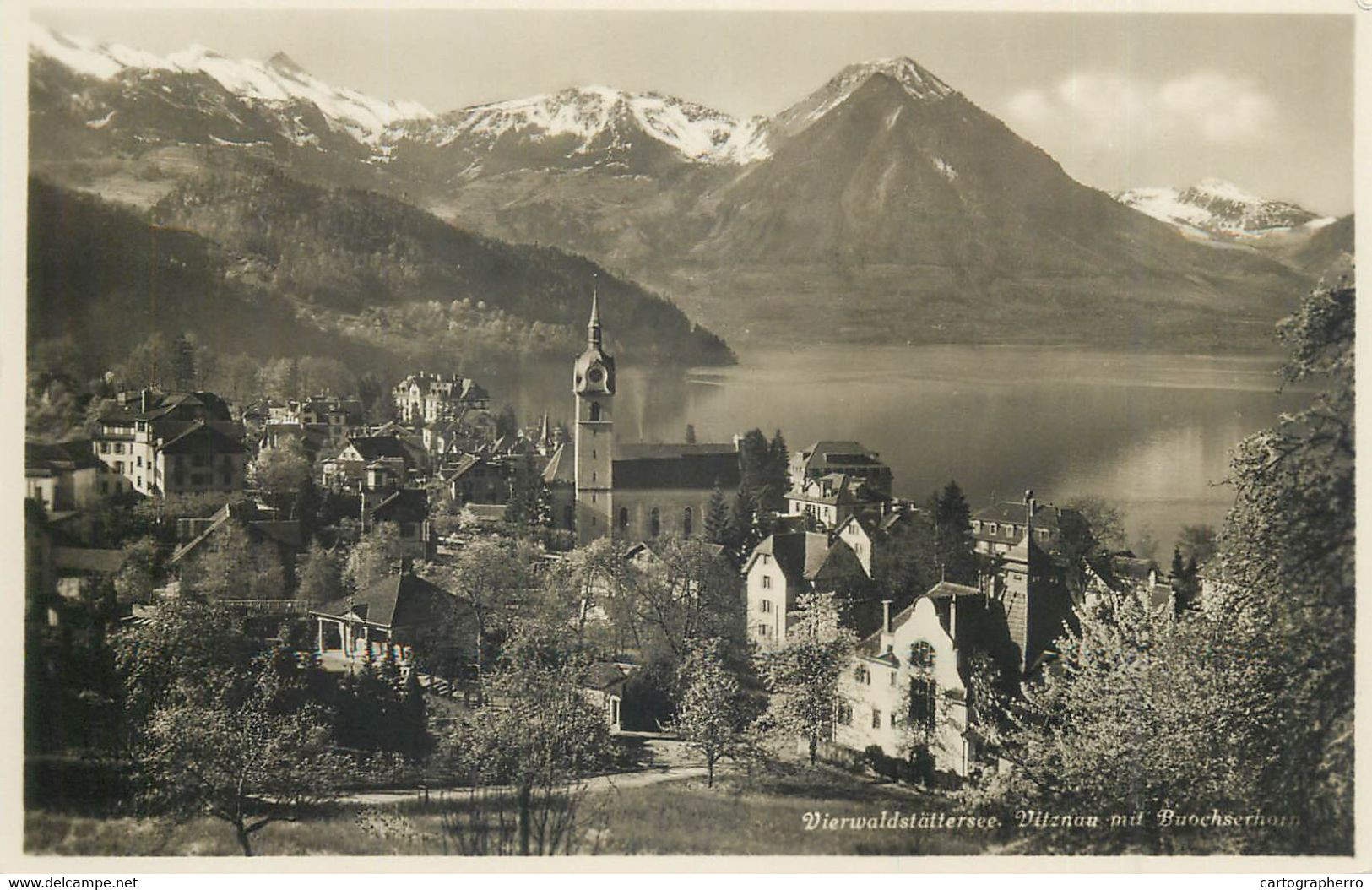 Europe Switzerland Zurich USTER Vierwaldstattersee Vitznau Mit Bunchserhorn Postcard - Uster