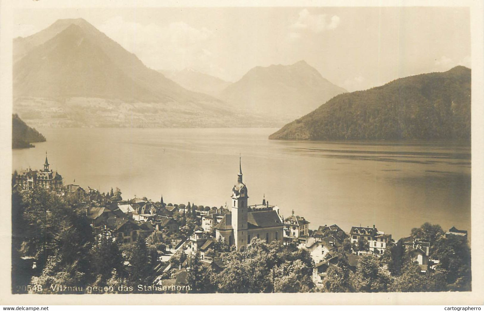 Europe Switzerland Zurich USTER Vierwaldstattersee Vitznau Gegen Das Stahserhorn Postcard - Uster