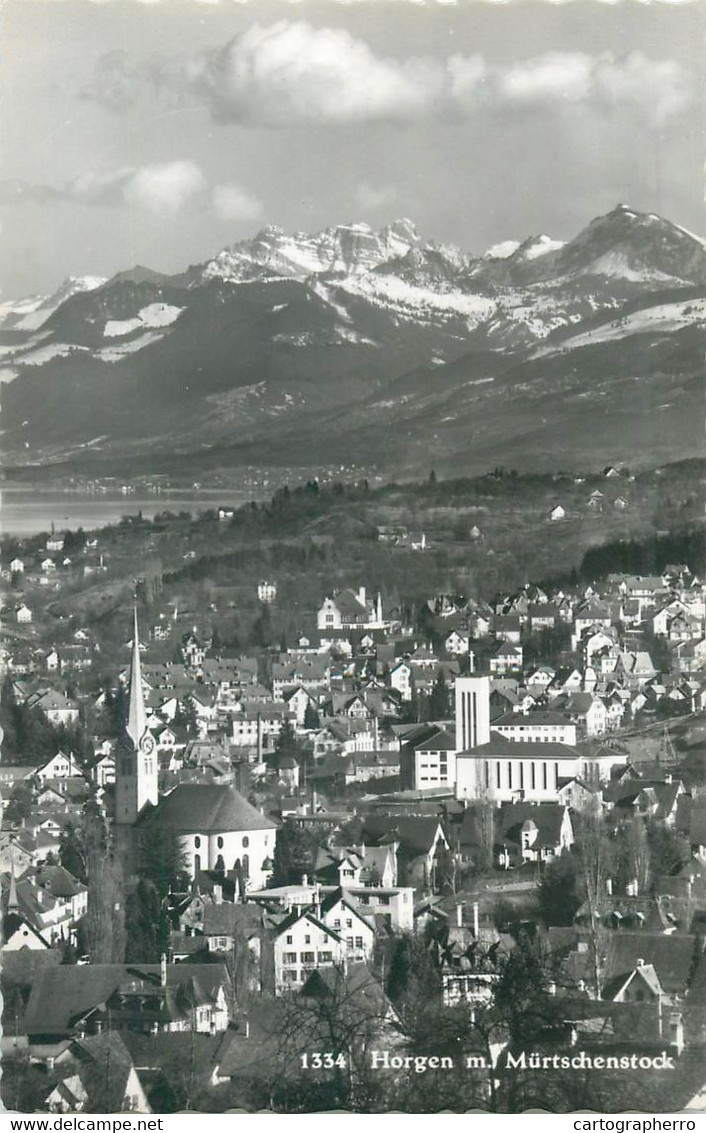 Europe Switzerland Zurich HORGEN M. Murtschenstock Postcard - Horgen