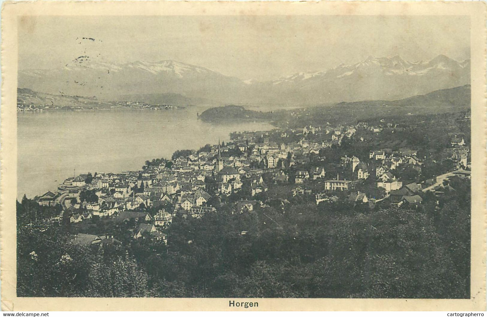 Europe Switzerland Zurich HORGEN Postcard - Horgen