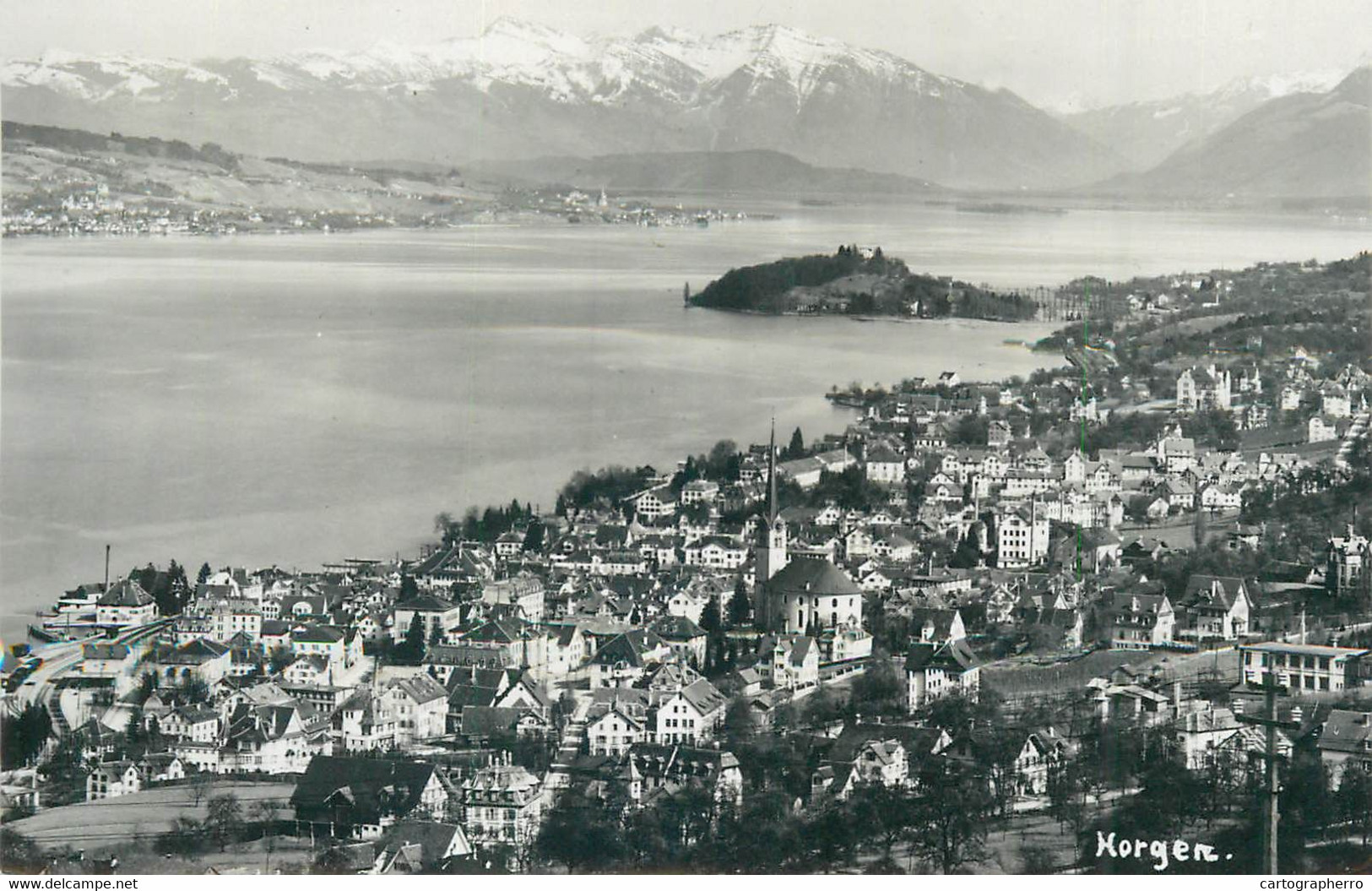 Europe Switzerland Zurich HORGEN Postcard - Horgen