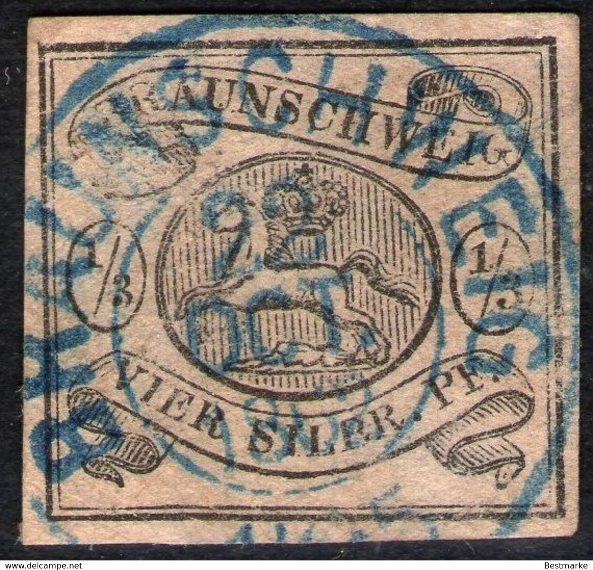 Braunschweig 22. OCT 1862 Auf 1/3 Silbergroschen - Braunschweig Nr. 5 - Brunswick