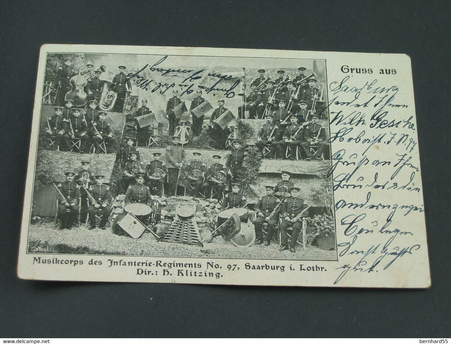 Cpa/Ak  Gruss Aus Saarburg Sarrebourg S/w Postalisch Gelaufen 28.11.04 Musikcorps Des Infanterie Regiments - Sarrebourg