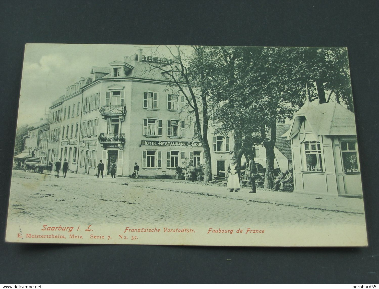 Cpa/Ak Saarburg Sarrebourg Faubourg De France S/w Postalisch Gelaufen 10.1.16 Dep. 57 Moselle Lorraine - Sarrebourg