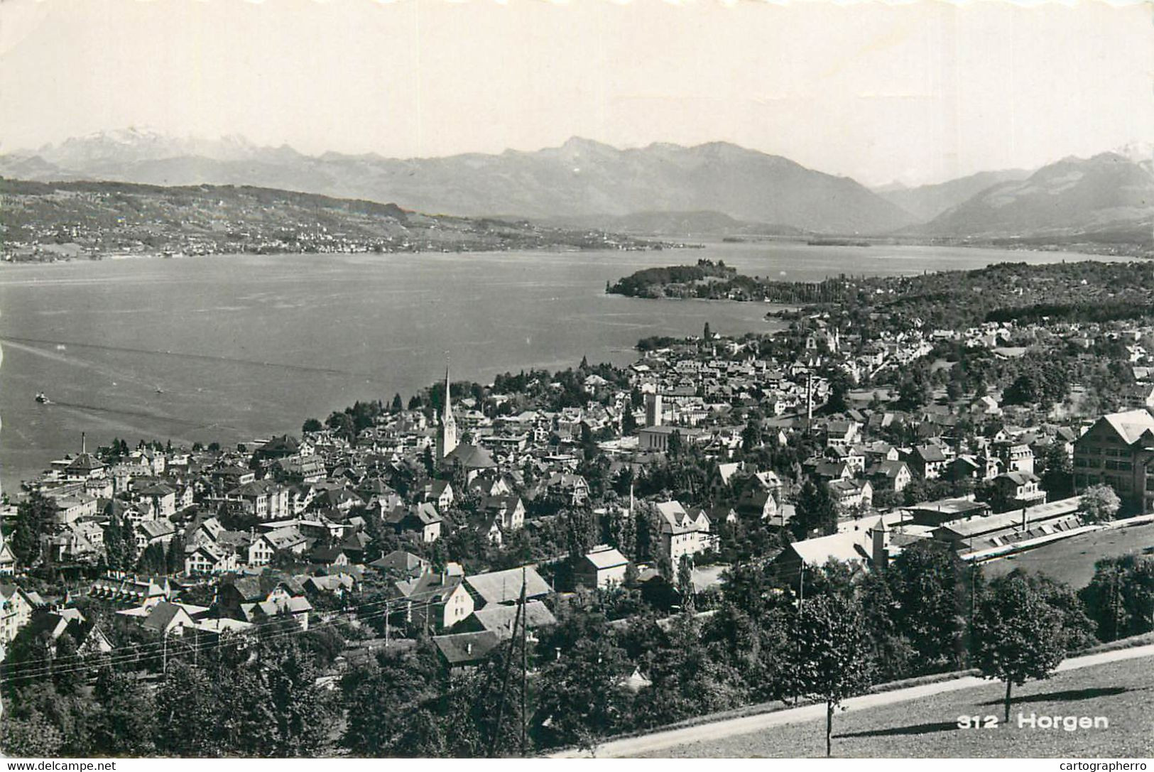 Switzerland Zurich HORGEN Frau Keller Postcard - Horgen