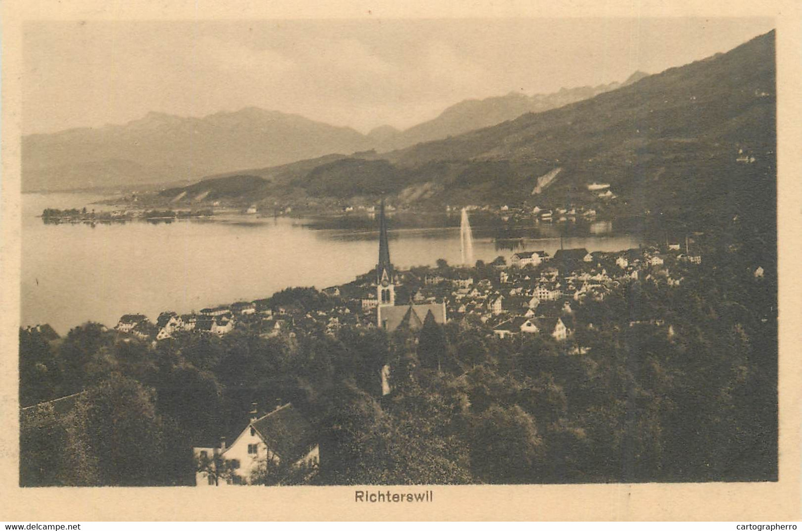 Switzerland Zurich RICHTERSWIL Photoglob Edition Postcard - Richterswil