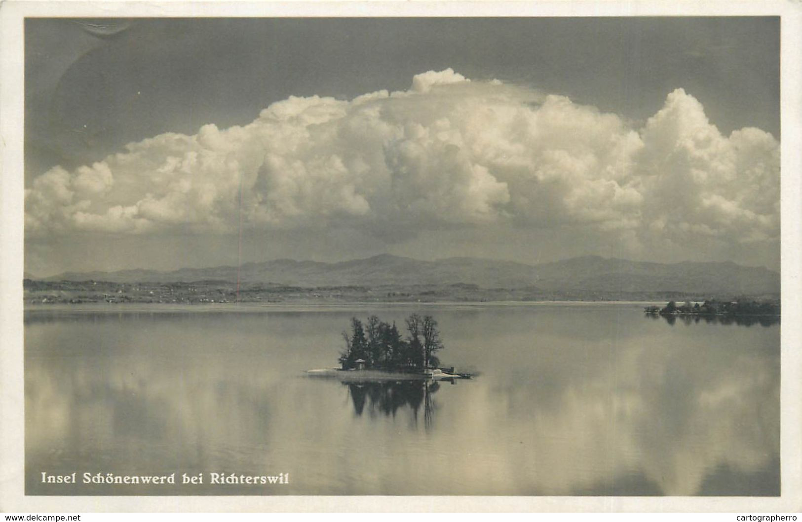 Switzerland Zurich RICHTERSWIL Insel Schonenwerd Postcard - Richterswil