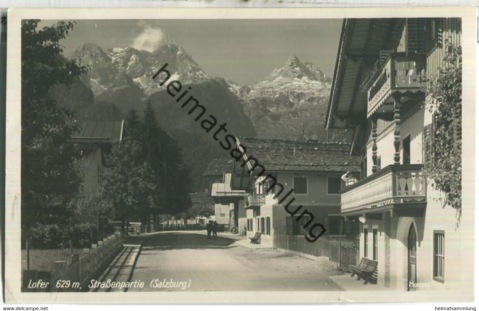 Lofer - Strassenpartie - Verlag Schöllhorn Innsbruck - Lofer