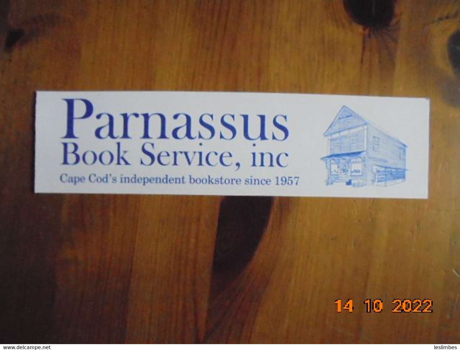 Parnassus Book Service, Inc. Cape Cod's Independent Bookstore Since 1957 - Marque-Pages