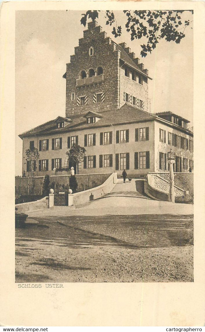 Switzerland Zurich USTER Schloss J. Stutz Postcard - Uster