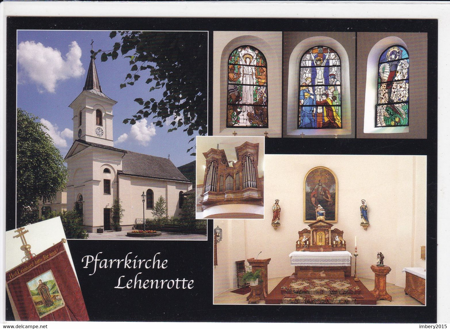 NÖ Ak  LEHENROTTE, Bezirk Türnitz, Pfarrkirche Mit Orgel, Niederösterreich Orgel, Orgue  Ansichtskarte - Lilienfeld
