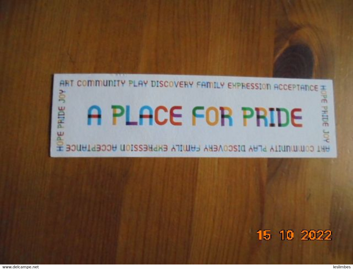 Rainbow Beginnings. The Colorful Font You See Here Was Designed As A Tribute To Gilbert Baker By NYC Pride - Marque-Pages