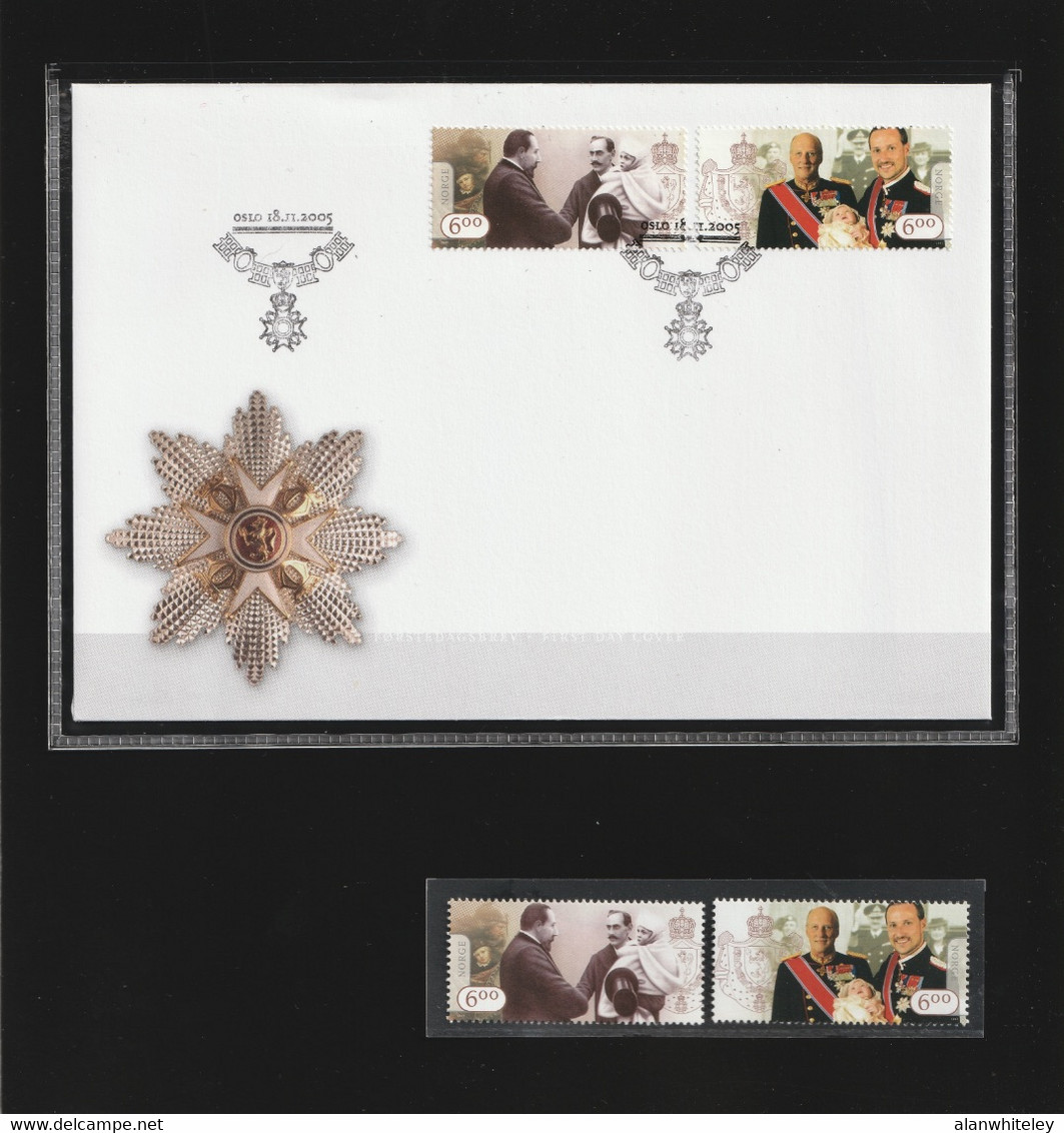 NORWAY 2005 Royal House Of Norway: Collectors' Pack UM/MNH + CANCELLED - Lettres & Documents