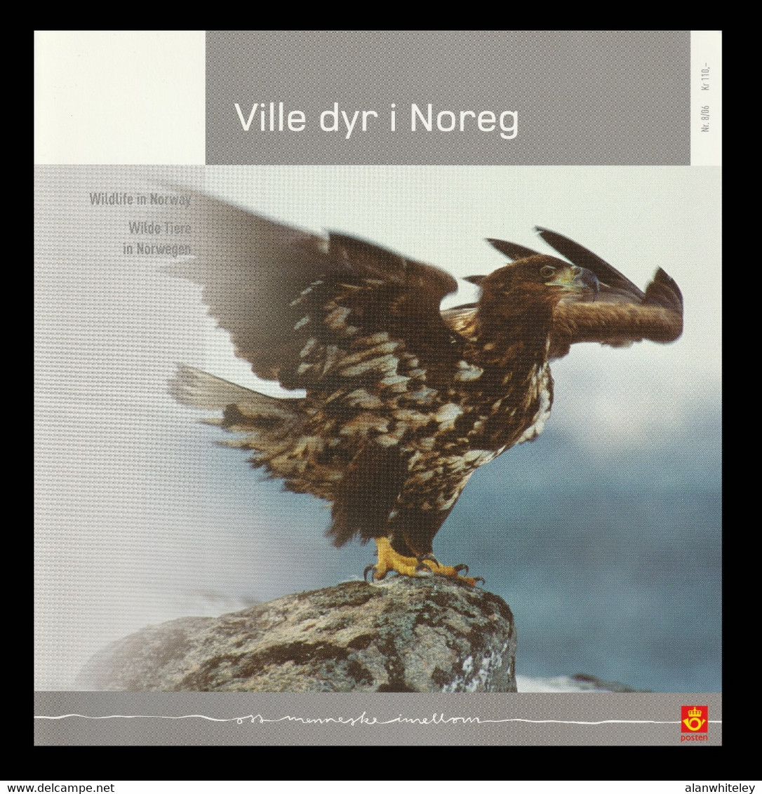 NORWAY 2006 Wild Animals (1st Issue): Collectors' Pack UM/MNH + CANCELLED - Lettres & Documents