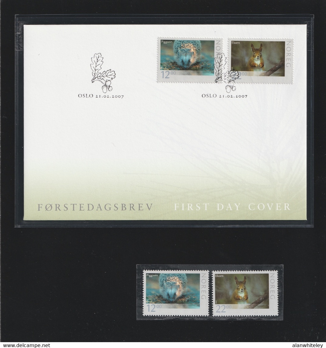 NORWAY 2007 Wild Animals (2nd Issue): Collectors' Pack UM/MNH + CANCELLED - Covers & Documents