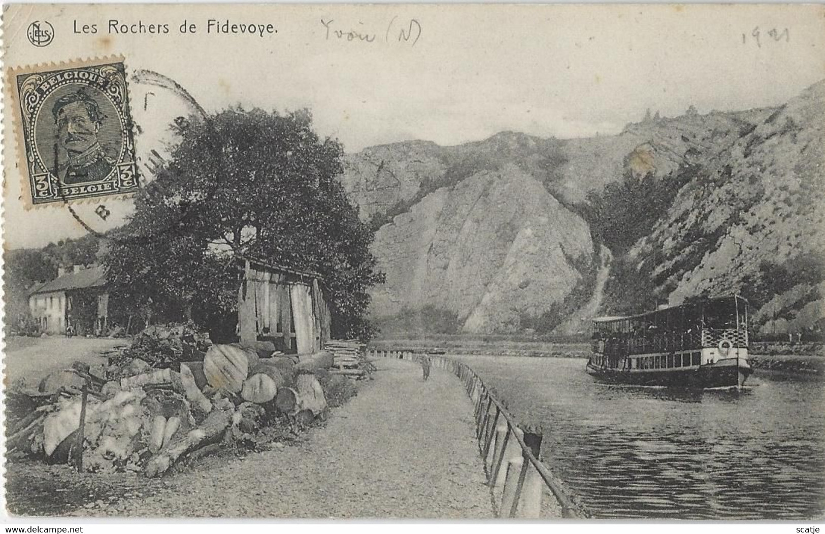 Fidevoye   -   Rochers    -   1921   Naar    Anvers - Yvoir