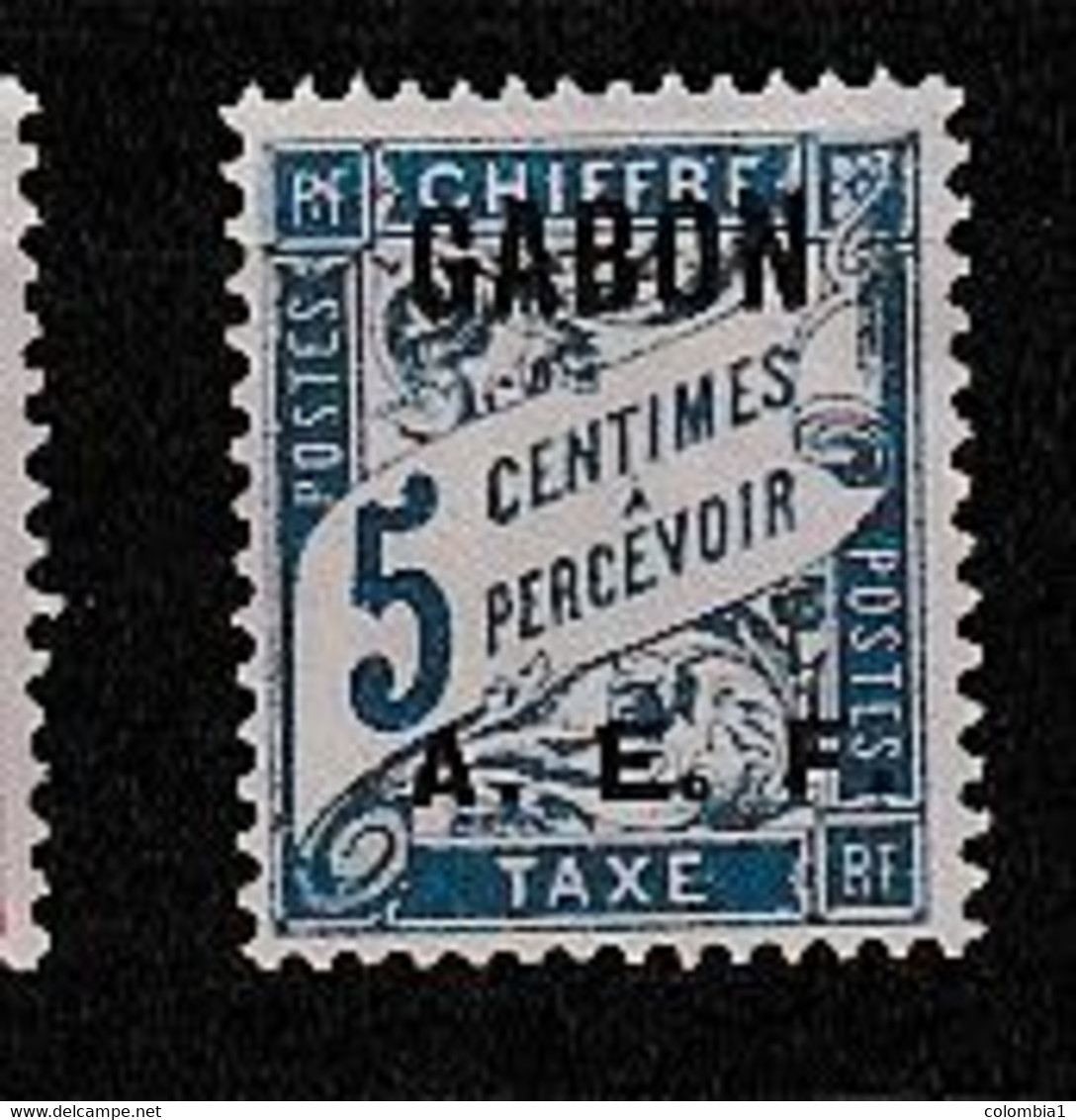 GABON TAXE YT 1 Neuf - Postage Due