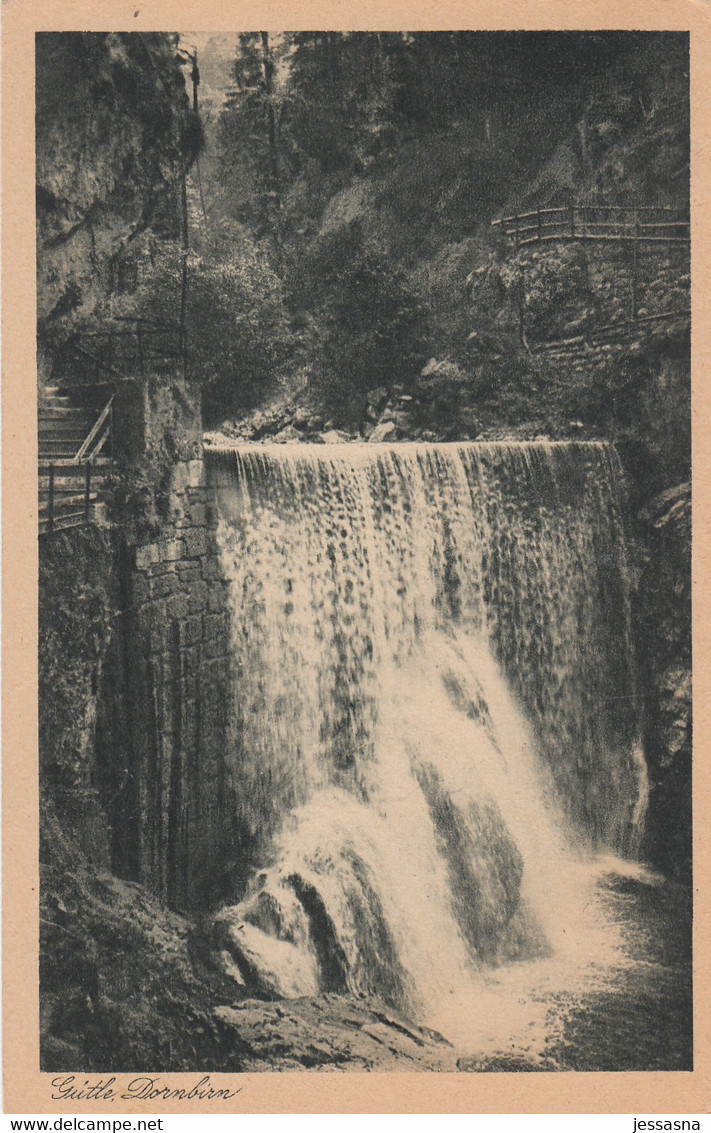 AK  - Vorarlberg - Dornbirn - Der Alte Wasserfall Im Gütle - 1927 - Dornbirn