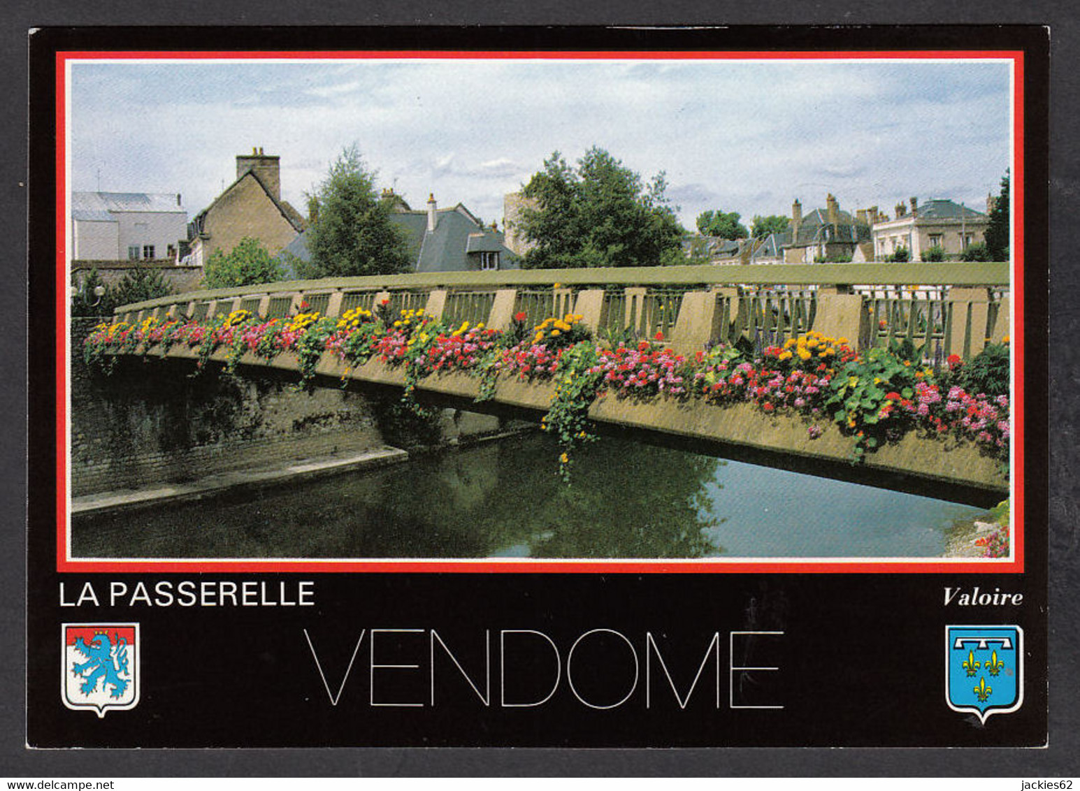 101042/ VENDÔME, La Passerelle Fleurie Sur Le Loir - Vendome