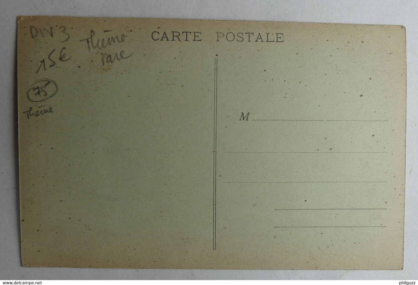 CARTE POSRTALE CPA DESCENTE EN PARACHUTE EFFECTUEE LE 13 AVRIL 1924 A PARIS 75 PAR GERMAINE GRANVEAUD FP - Parachutisme