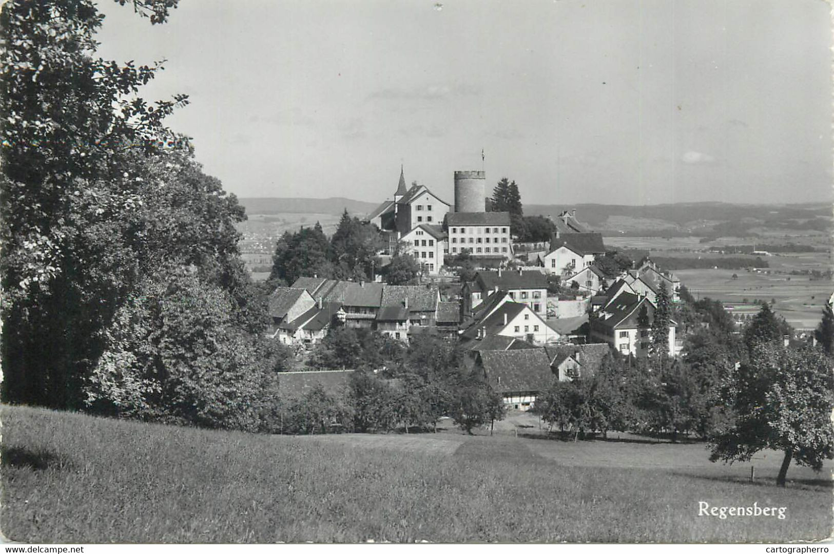 Switzerland Zurich REGENSBERG Hugo Kopp Markus Pfister Postcard - Regensberg