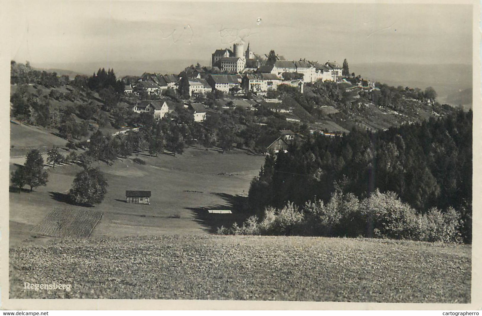 Switzerland Zurich REGENSBERG 1936 Postcard - Regensberg