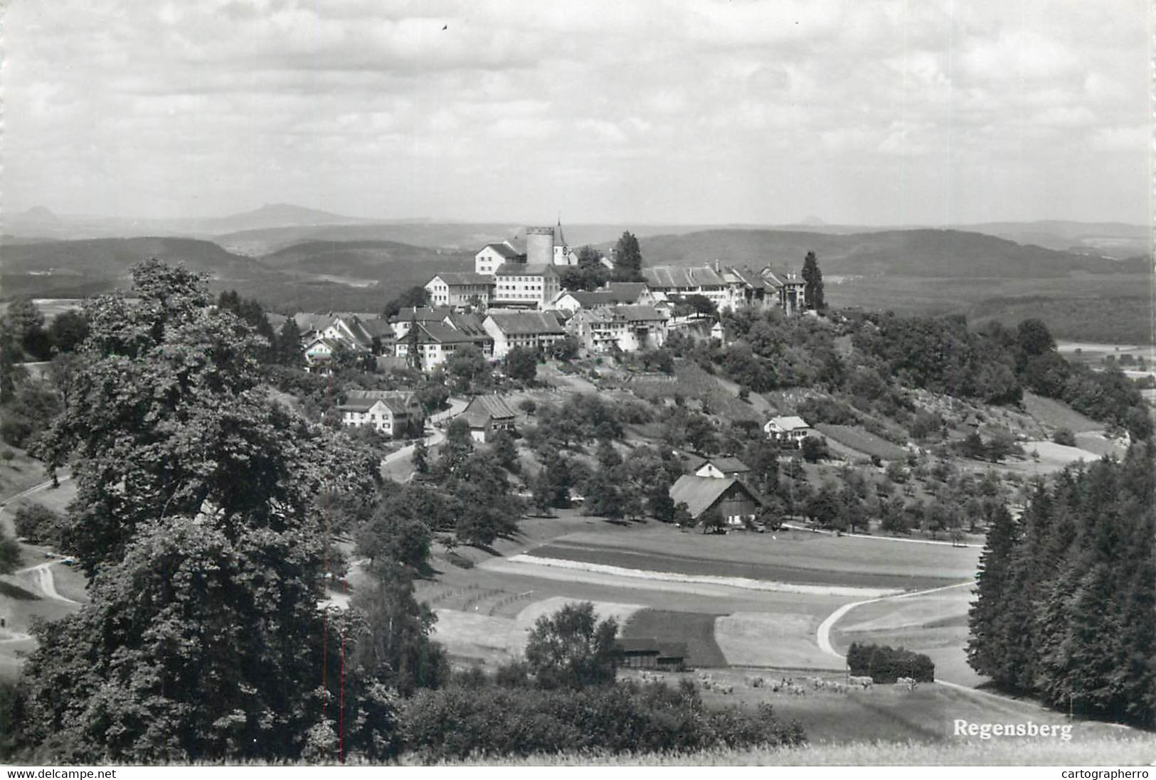 Switzerland Zurich REGENSBERG Postcard - Regensberg