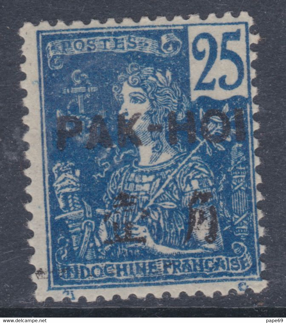 Pakhoi N° 24 O Partie De Série Timbres Surchargés : 25 C. Bleu, Oblitéré Sinon TB - Usados