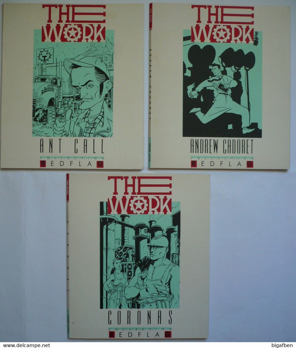 Lot 3 Portfolios THE WORK 300 Ex SÉRIGRAPHIÉS / Collection Redflag 1988 / COLLECTOR - First Copies