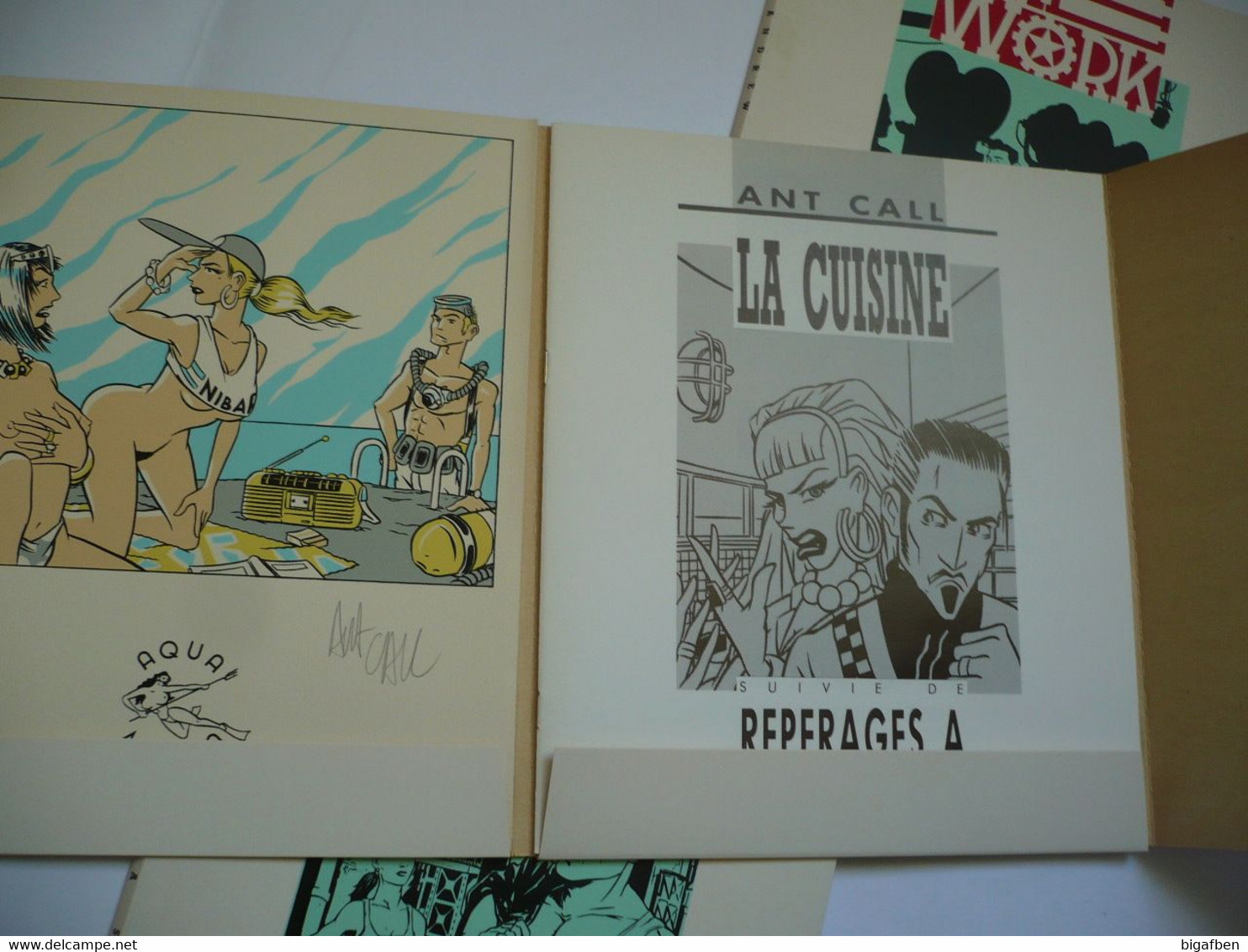 Lot 3 Portfolios THE WORK 300 Ex SÉRIGRAPHIÉS / Collection Redflag 1988 / COLLECTOR - Prime Copie