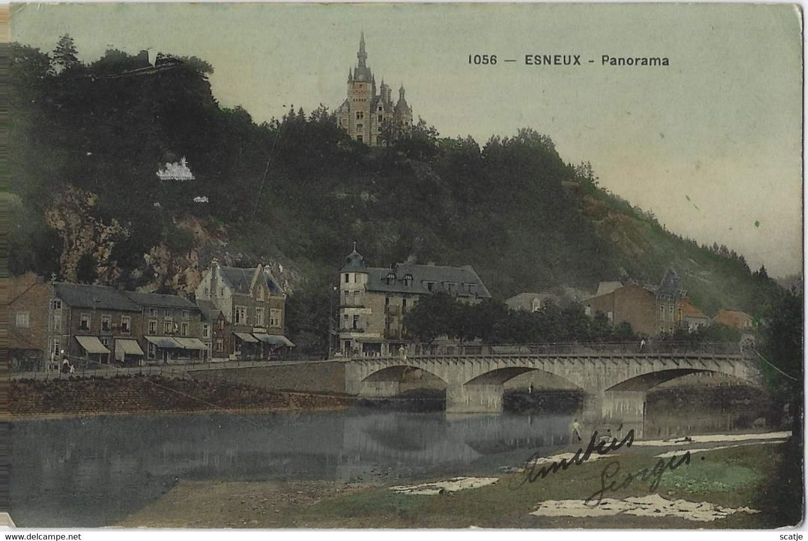 Esneux   -   Panorama    -   1908   Naar   Anderlecht - Esneux