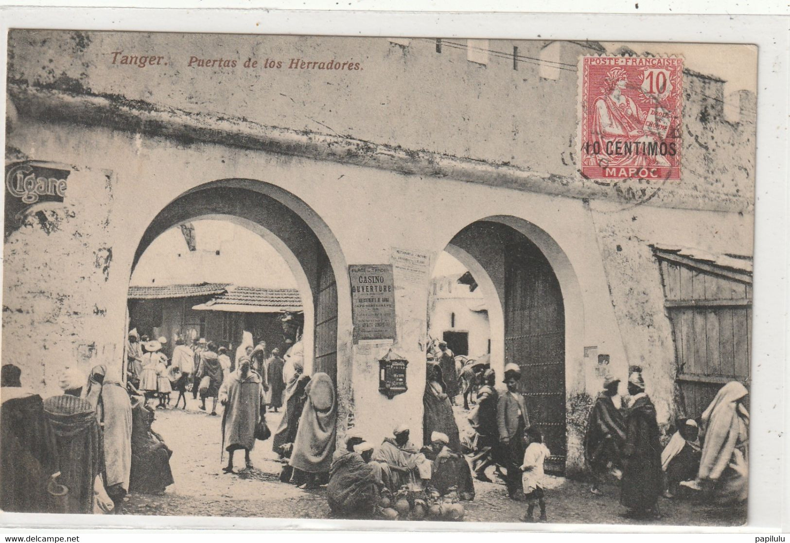 MAROC 239 : Tanger Puerta De Los Herradorés   édit. A Arévalo Libr. N° 7 - Tanger