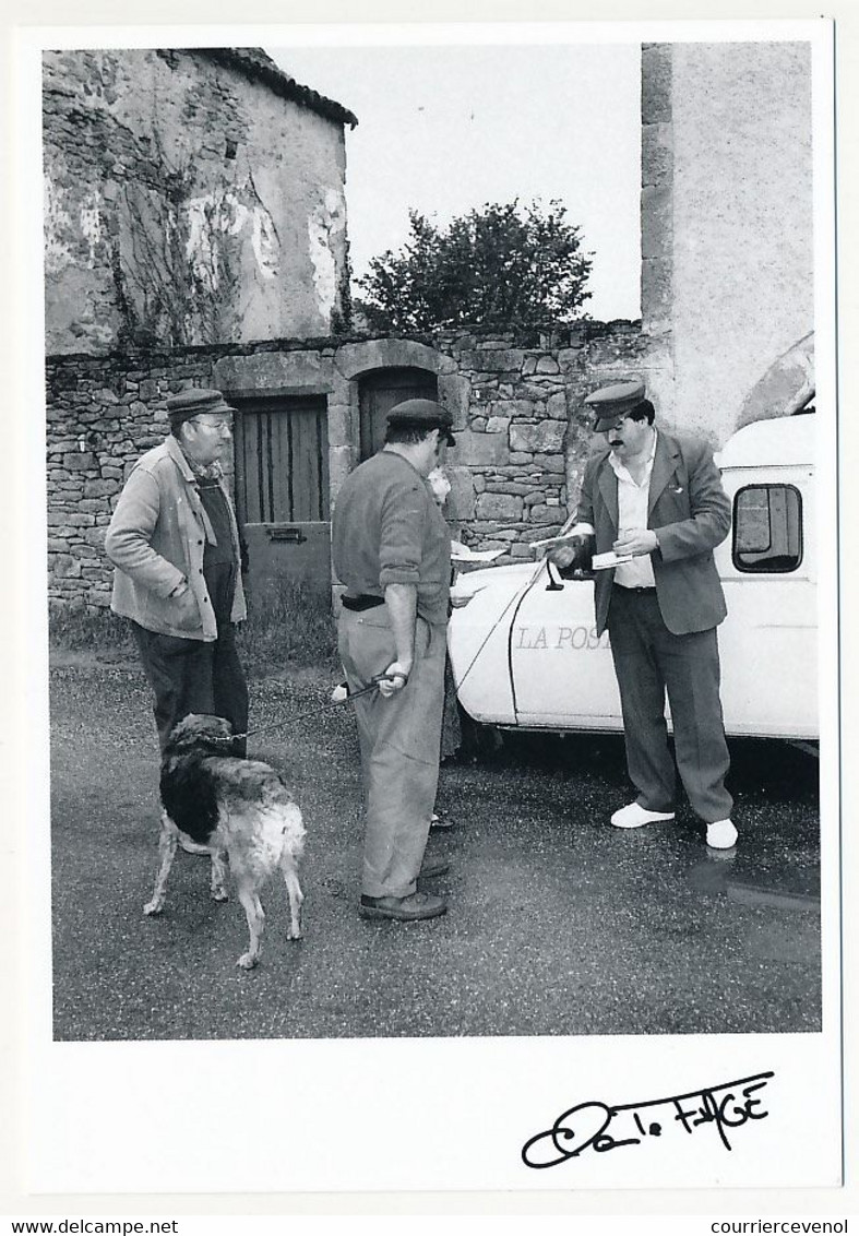 6 CPM - FIGEAC (Lot) - Le Facteur Rural (M. J-P AMAGAT) à Figeac, Juin 1988 - Photos Claude Fagé N°88.132 à 88.137 - Figeac