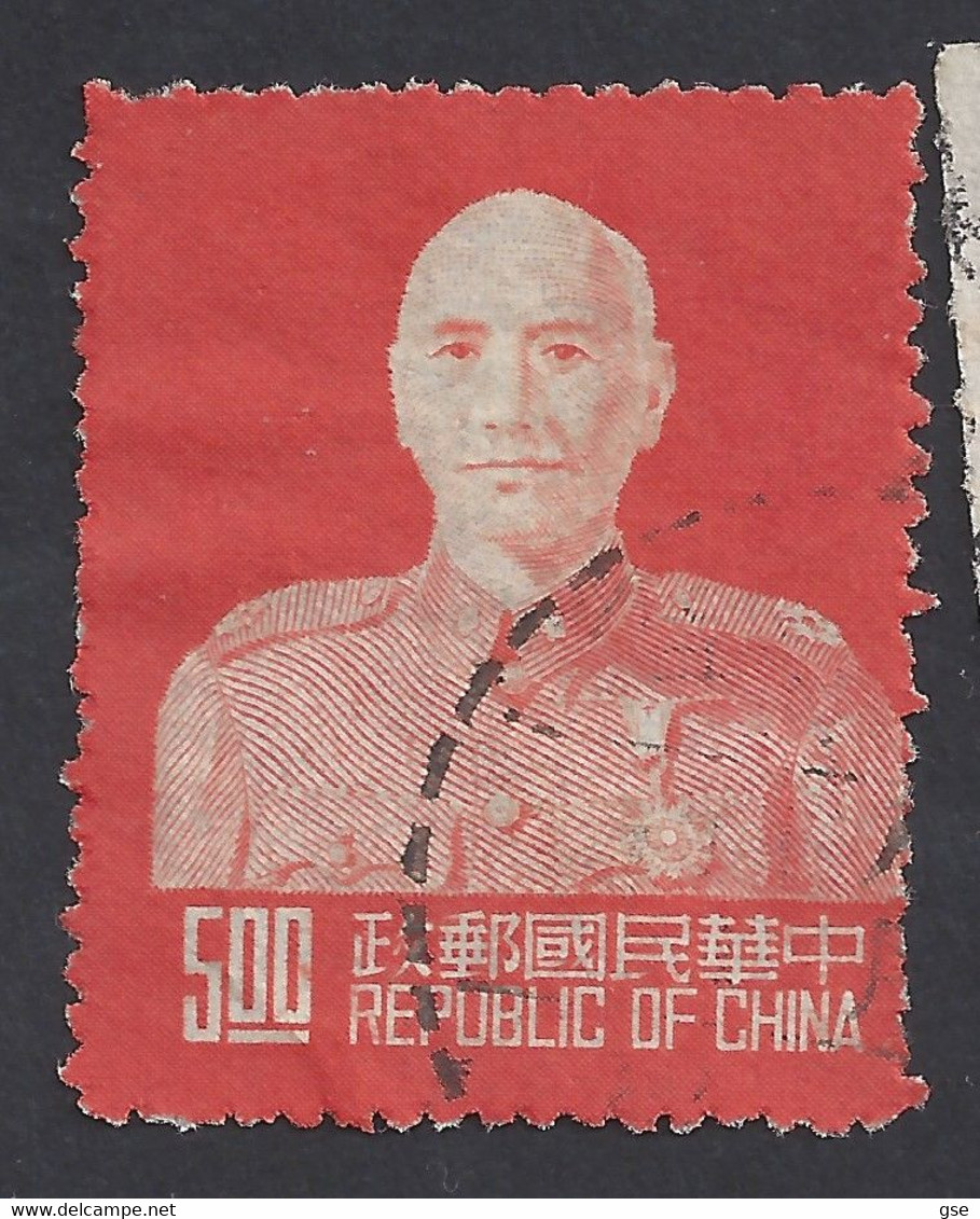 TAIWAN (FORMOSA) 1953 - Yvert 160Q° - Chiang Kai-Shek | - Used Stamps
