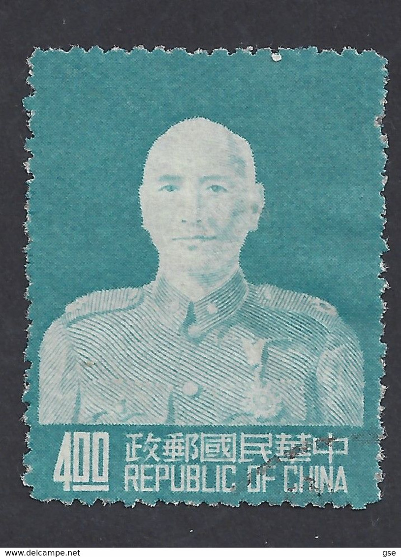 TAIWAN (FORMOSA) 1953 - Yvert 160P° - Chiang Kai-Shek | - Used Stamps
