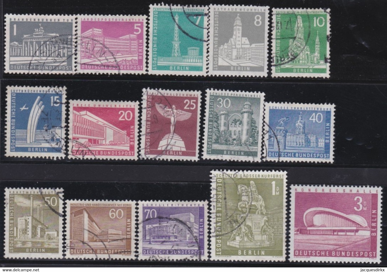 Berlin   .    Michel   140/154       .      O  ( 2 Marken: ** )     .    Gestempelt - Used Stamps