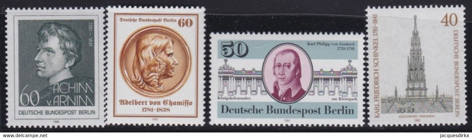 Berlin   .    Michel    637/640     .      **   .   Postfrisch - Unused Stamps