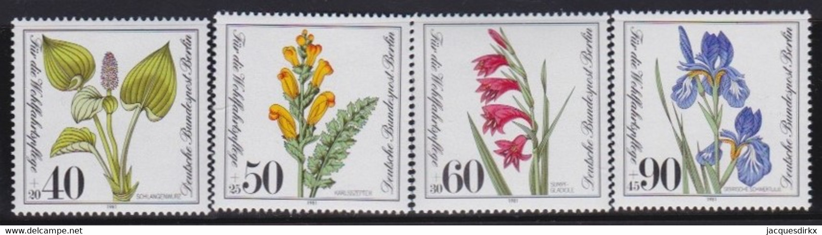 Berlin   .    Michel    650/653    .      **   .   Postfrisch - Unused Stamps
