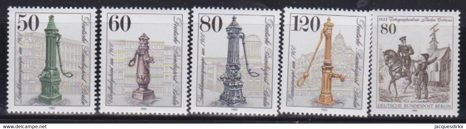 Berlin   .    Michel     689/693       .      **   .   Postfrisch - Unused Stamps