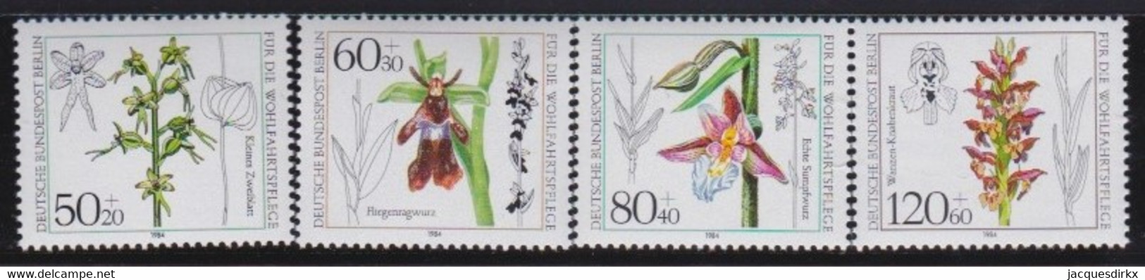 Berlin   .    Michel     724/727      .      **   .   Postfrisch - Unused Stamps