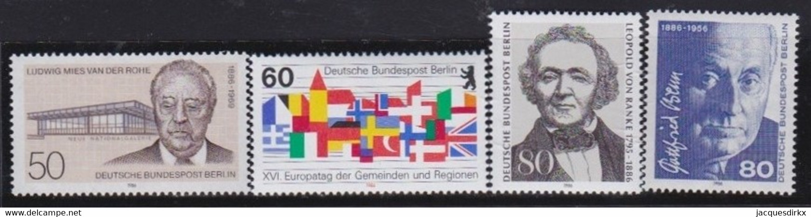 Berlin   .    Michel     4 Marken      .      **   .   Postfrisch - Unused Stamps