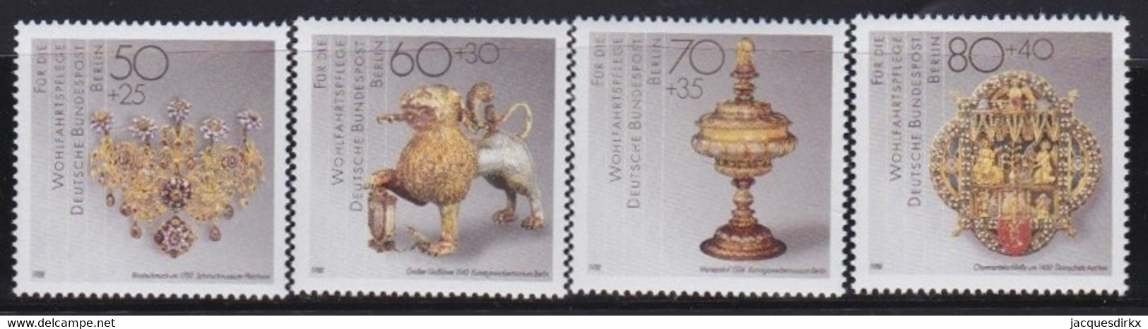 Berlin   .    Michel   818/821       .      **   .   Postfrisch - Unused Stamps