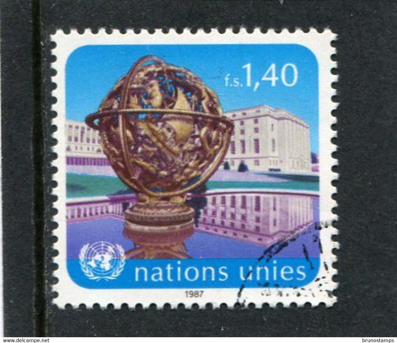 UNITED NATIONS - GENEVE  -  1987  1.40 F.  DEFINITIVE  FINE USED - Gebraucht