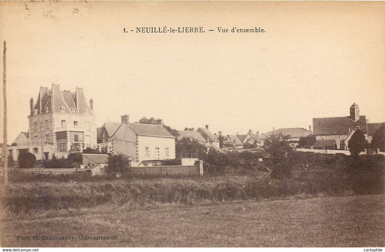 37 - NEUILLE LE LIERRE - Vue D'ensemble 1931 - Neuillé-Pont-Pierre