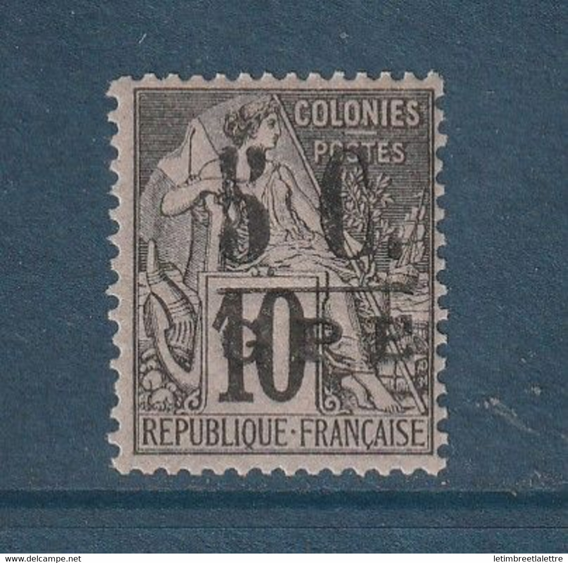 ⭐ Guadeloupe - YT N° 10 * - Neuf Avec Charnière - 1890 / 1891 ⭐ - Unused Stamps